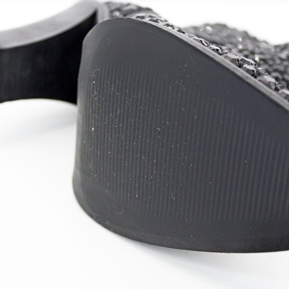 Free People 'Barclay' Backstage Black Rhinestone Sequin Ankle Boots: Size 41 - Picture 5 of 7